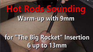 Large Mushroom Cute Penii Sounding warmup 9mm for The Huge Rocket 6-13mm