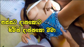 අනේ මෝඩයෝ මගේ කොන්ඩෙත් ගෑවනේ Cute Lady Cheating Her Guy With her Best Friend - Sri Lanka