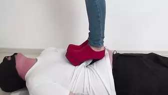 Candy - Trampling in Extreme High Heels