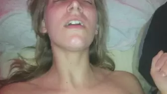 Cream-Pie Twat for Alluring Blonde Chick - Attractive Sweety Gets Rammed