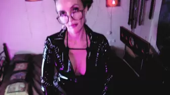Hard-Core BDSM Thresome Mistress Eva Latex Fuck Strapon Ladyboy Booty Femdom Maledom Large Rod Head Fuck