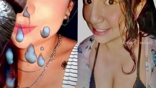 Sperm Tribute For Carolina Suarez3, Hispanic Charming Whore Got Loads Of Spunk From BBC Jerking Off African Wang