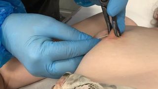 Lucrezia Red, Nipples Piercing