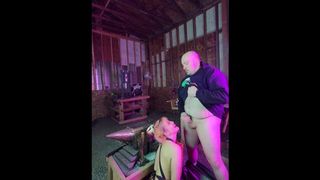 japanese blacksmith get rammed on a big anvil jizz on face