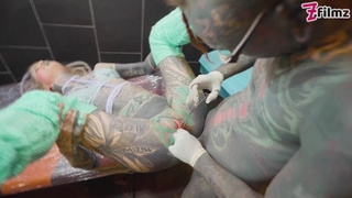 I get my SNATCH PIERCED and BONED - Anuskatzz BDSM HARD CORE - write me personal to get this clip