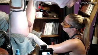 Epic Assplay Double Fisting Extreme Elbow Deep - Adelina Noir and Fistdude Session 76 Part three preview