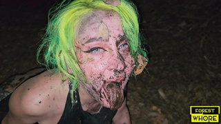Dirty and rough walk (enema, humiliation, piss, prolapse, dirt)