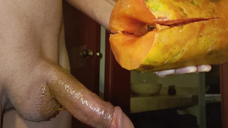 Papaya dude naturist pure nudism fruit