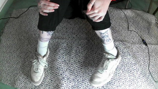 worship my slutty white sneakers